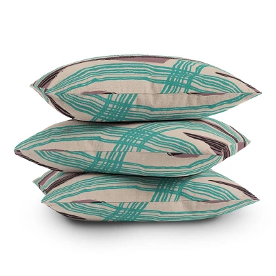 Little Dean Stripe Outdoor Throw Pillow Muted Pink/Green/Purple - Deny Designs 3 Little Dean Stripe Outdoor Throw Pillow Muted Pink/Green/Purple - Deny Designs - Image 3