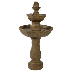 Sunnydaze Decor Sunnydaze 38"H Electric Resin 2-Tier Blooming Flower Outdoor Water Feature 13 Sunnydaze Decor Sunnydaze 38"H Electric Resin 2-Tier Blooming Flower Outdoor Water Feature -Northlight Shop GUEST e248974d e0d7 4907 bc39 a681aee15045