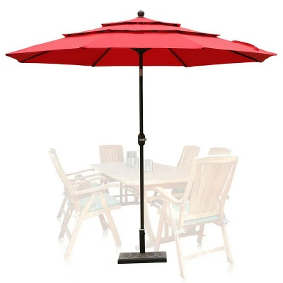 Aoodor Garden Market Umbrella - Outdoor Patio Umbrella Round 1 Aoodor Garden Market Umbrella - Outdoor Patio Umbrella Round
