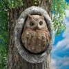 Design Toscano Octavius Knothole Owl Tree Sculpture - Multicolored