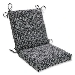 Outdoor/Indoor Herringbone Squared Corners Chair Cushion - Pillow Perfect -Northlight Shop GUEST e4c17aa4 8c49 4fbb b5f3 a1e6f5b51d29