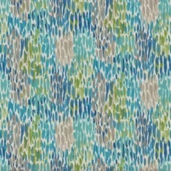 2pk Make It Rain Wrought Iron Outdoor Seat Cushion Cerulean Blue - Pillow Perfect