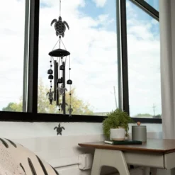 Dawhud Direct 32" H Black Sea Turtles Wind Chimes -Northlight Shop GUEST e6f13595 da06 4d83 af18 390e718704a6