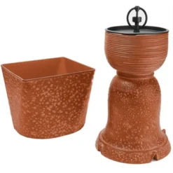 11" Indoor/Outdoor Polyresin 4-in-1 Fountain Tower With Planter - Bernini 13 11" Indoor/Outdoor Polyresin 4-in-1 Fountain Tower With Planter - Bernini -Northlight Shop GUEST e96a3b6a 229e 4c58 8746 850e75acac7d