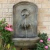 Sunnydaze Decor Sunnydaze 27"H Electric Polystone Seaside Outdoor Wall-Mount Water Fountain