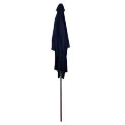 Northlight 10' X 6.5' Outdoor Patio Market Umbrella With Hand Crank - Blue -Northlight Shop GUEST ea7e806d 5543 471f 9f29 e5add977694e