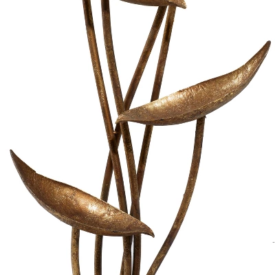 43" Metal Rustic Fountain Gold - Olivia & May 3 43" Metal Rustic Fountain Gold - Olivia & May - Image 3