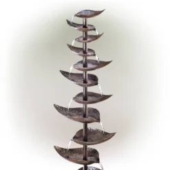 70" Metal Tiered Fountain Silver - Alpine Corporation 8 70" Metal Tiered Fountain Silver - Alpine Corporation -Northlight Shop GUEST eb225901 6033 41b9 9fdf a14d2c284b17