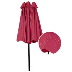 Tangkula 15 Ft Outdoor Patio Umbrella Double-Sided Shade Offset Wine Red 12 Tangkula 15 Ft Outdoor Patio Umbrella Double-Sided Shade Offset Wine Red -Northlight Shop GUEST eb6b8f71 9cb6 4127 ba7b acb740929b78