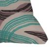 Little Dean Stripe Outdoor Throw Pillow Muted Pink/Green/Purple - Deny Designs