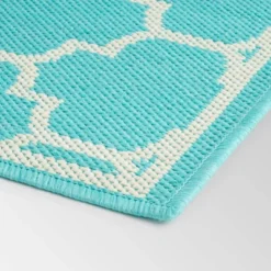 5'3" X 7' Ifran Outdoor Rug Teal/Ivory - Christopher Knight Home 6 5'3" X 7' Ifran Outdoor Rug Teal/Ivory - Christopher Knight Home -Northlight Shop GUEST ecb60cbe f889 40d6 bb01 a57632a27865
