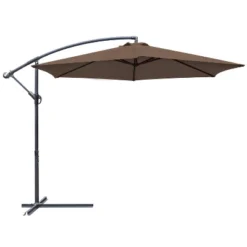 10' X 10' Outdoor Hanging Offset Cantilever Patio Umbrella With Easy Tilt - Devoko -Northlight Shop GUEST ecbe4b2d 42fc 450a 83a9 51950a450d6c