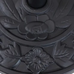 Sunnydaze Decor Sunnydaze Round Half Outdoor/Patio Umbrella - Floral Resin - 19" - Black -Northlight Shop GUEST ecfdffb4 ff11 404d aa11 51a7f86bb8c6