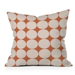 Color Poems Circular Minimalism Outdoor Throw Pillow Orange - Deny Designs -Northlight Shop GUEST ef81fa5a 7b8d 40ef ac90 46559eff20d2