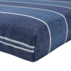 Indoor/Outdoor 2pc Wickenburg Indigo Squared Corners Seat Cushion - Pillow Perfect