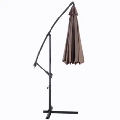 Costway 10' Hanging Umbrella Patio Sun Shade Offset Outdoor Market W/t Cross Base Tan 12 Costway 10' Hanging Umbrella Patio Sun Shade Offset Outdoor Market W/t Cross Base Tan -Northlight Shop GUEST f1f52c94 1fd2 42b4 bc24 35b6f375a40d