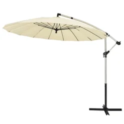 Tangkula 10 FT Patio Offset Hanging Market Umbrella Cantilever Outdoor Umbrella W/Crank & Cross Base -Northlight Shop GUEST f2b85fa6 77df 4dd7 bceb f38c1cc60d13