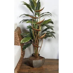 43" Metal Rustic Fountain Gold - Olivia & May