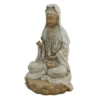 Design Toscano Goddess Guan Yin Seated On A Lotus Statue - Multicolored