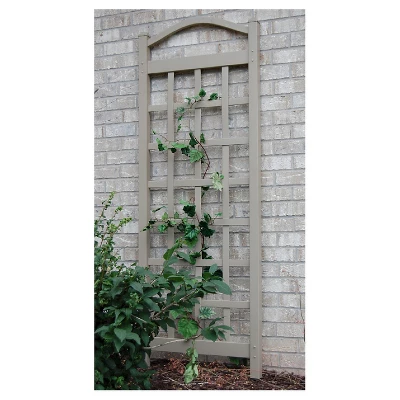 76" Cambridge Vinyl Trellis - Mocha - Dura-Trel 1 76" Cambridge Vinyl Trellis - Mocha - Dura-Trel