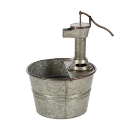 18" X 15" Farmhouse Metal Fountain Gray - Olivia & May -Northlight Shop GUEST f5a4bbea e817 4f2e a7f3 bd5f36b8f77a