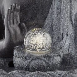 John Timberland Sitting Buddha Zen Outdoor Water Fountain With LED Light 28" For Yard Garden Patio Deck Porch House Exterior Balcony Meditation -Northlight Shop GUEST f5a9ccb5 8668 47ce ba2d 65ee66a28455