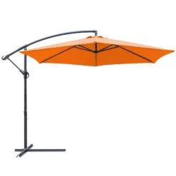 10' X 10' Outdoor Hanging Offset Cantilever Patio Umbrella With Easy Tilt - Devoko -Northlight Shop GUEST f5e56aaa 78bc 4e5a 9940 2817889451c7