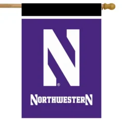 Briarwood Lane Northwestern University NCAA Licensed House Flag 28" X 40"