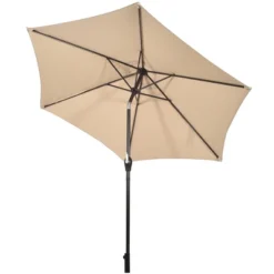Costway 9Ft Outdoor Market Patio Table Umbrella Push Button Tilt Crank Lift Burgundy/Beige/Tan/Blue -Northlight Shop GUEST fa0ed5ad c458 4af4 b994 74eeac135c73