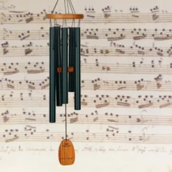 Woodstock Wind Chimes Signature Collection, Chimes Of Mozart, Green/Verdigris Wind Chime