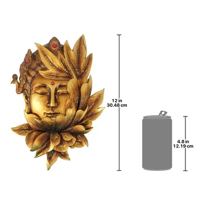 Design Toscano Enlightened Deities Wall Sculptures: Guan Yin 6 Design Toscano Enlightened Deities Wall Sculptures: Guan Yin - Image 6