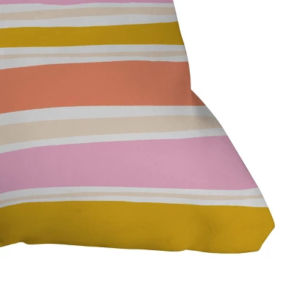 Sunshine Canteen Del Mar Stripes Outdoor Throw Pillow - Deny Designs 2 Sunshine Canteen Del Mar Stripes Outdoor Throw Pillow - Deny Designs - Image 2