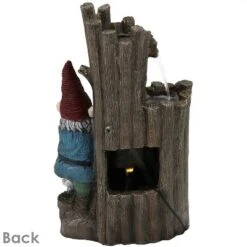 Sunnydaze Decor Sunnydaze 17"H Electric Polyresin Resting Gnome By Tiered Logs Outdoor Water Fountain With LED Light -Northlight Shop GUEST fea5789f f66a 4ef4 91f3 dd71c903ac75