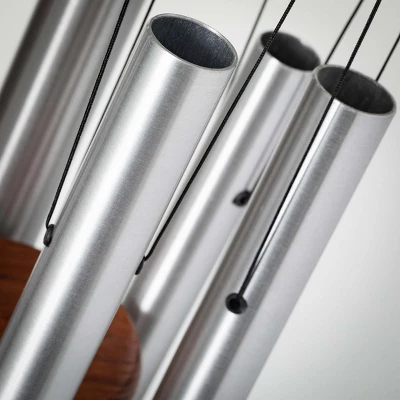 Woodstock Wind Chimes Signature Collection, Spanish Romance Chime, 37'', Silver Wind Chime ADSR 2 Woodstock Wind Chimes Signature Collection, Spanish Romance Chime, 37'', Silver Wind Chime ADSR - Image 2