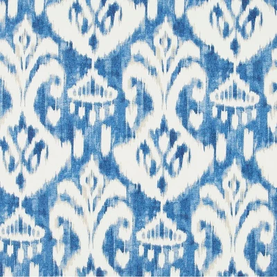 25" X 23" Rivoli Indoor Outdoor Deep Seating Pillow And Cushion Set Corded Indigo/Beige - Sorra Home 2 25" X 23" Rivoli Indoor Outdoor Deep Seating Pillow And Cushion Set Corded Indigo/Beige - Sorra Home - Image 2