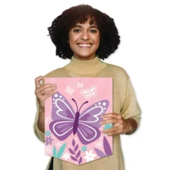 Big Dot Of Happiness Beautiful Butterfly - Outdoor Home Decorations - Double-Sided Floral Baby Shower Or Birthday Garden Flag - 12 X 15.25 Inches -Northlight Shop GUEST ff4a3af0 e211 4bda b5fa aaf4d99c97be